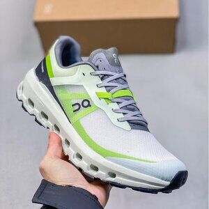On Running Cloudvista 2 Waterproof Hiking Shoes Gray & Green